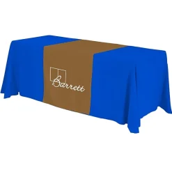 Serged 6-foot Closed-Back Table Throw and Runner Kit - 24 hr