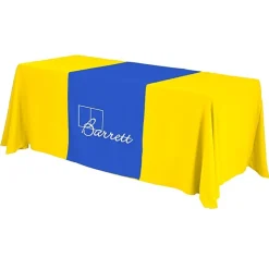 Serged 6-foot Closed-Back Table Throw and Runner Kit - 24 hr