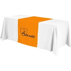 Serged 6-foot Closed-Back Table Throw and Runner Kit - 24 hr