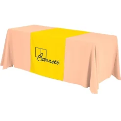 Serged 6-foot Closed-Back Table Throw and Runner Kit - 24 hr