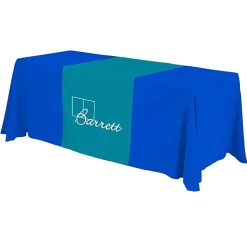Serged 6-foot Closed-Back Table Throw and Runner Kit - 24 hr