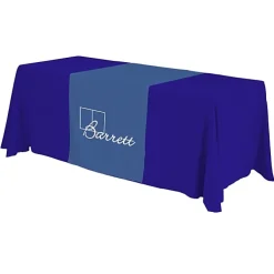 Serged 6-foot Closed-Back Table Throw and Runner Kit - 24 hr
