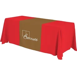 Serged 6-foot Closed-Back Table Throw and Runner Kit - 24 hr