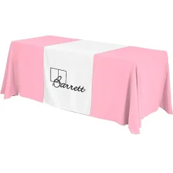 Serged 6-foot Closed-Back Table Throw and Runner Kit - 24 hr