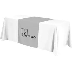 Serged 6-foot Closed-Back Table Throw and Runner Kit - 24 hr
