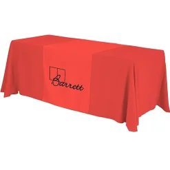 Serged 6-foot Closed-Back Table Throw and Runner Kit - 24 hr