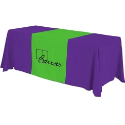 Serged 6-foot Closed-Back Table Throw and Runner Kit - 24 hr