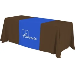 Serged 6-foot Closed-Back Table Throw and Runner Kit - 24 hr
