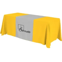 Serged 6-foot Closed-Back Table Throw and Runner Kit - 24 hr