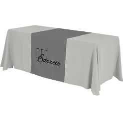 Serged 6-foot Closed-Back Table Throw and Runner Kit - 24 hr