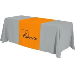 Serged 6-foot Closed-Back Table Throw and Runner Kit - 24 hr