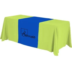 Serged 6-foot Closed-Back Table Throw and Runner Kit - 24 hr