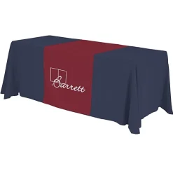 Serged 6-foot Closed-Back Table Throw and Runner Kit - 24 hr