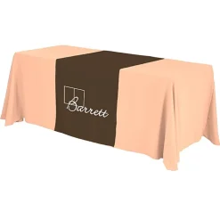 Serged 6-foot Closed-Back Table Throw and Runner Kit - 24 hr