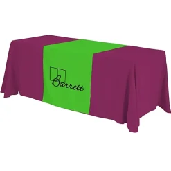 Serged 6-foot Closed-Back Table Throw and Runner Kit - 24 hr