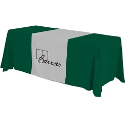 Serged 6-foot Closed-Back Table Throw and Runner Kit - 24 hr