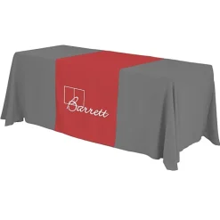Serged 6-foot Closed-Back Table Throw and Runner Kit - 24 hr