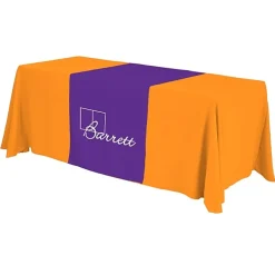 Serged 6-foot Closed-Back Table Throw and Runner Kit - 24 hr