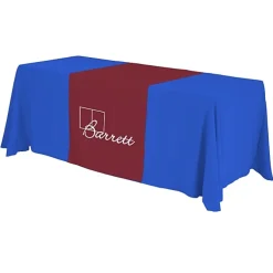 Serged 6-foot Closed-Back Table Throw and Runner Kit - 24 hr