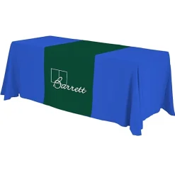 Serged 6-foot Closed-Back Table Throw and Runner Kit - 24 hr