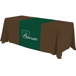 Serged 6-foot Closed-Back Table Throw and Runner Kit - 24 hr