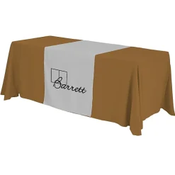 Serged 6-foot Closed-Back Table Throw and Runner Kit - 24 hr