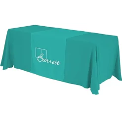 Serged 6-foot Closed-Back Table Throw and Runner Kit - 24 hr