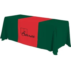 Serged 6-foot Closed-Back Table Throw and Runner Kit - 24 hr