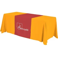 Serged 6-foot Closed-Back Table Throw and Runner Kit - 24 hr