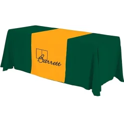 Serged 6-foot Closed-Back Table Throw and Runner Kit - 24 hr