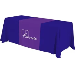 Serged 6-foot Closed-Back Table Throw and Runner Kit - 24 hr