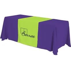 Serged 6-foot Closed-Back Table Throw and Runner Kit - 24 hr