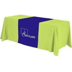 Serged 6-foot Closed-Back Table Throw and Runner Kit - 24 hr