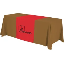 Serged 6-foot Closed-Back Table Throw and Runner Kit - 24 hr