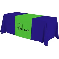 Serged 6-foot Closed-Back Table Throw and Runner Kit - 24 hr