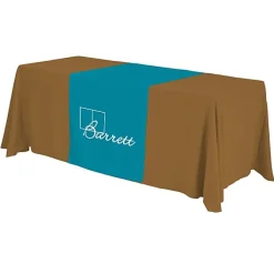 Serged 6-foot Closed-Back Table Throw and Runner Kit - 24 hr