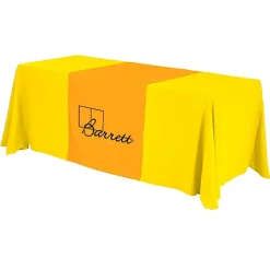Serged 6-foot Closed-Back Table Throw and Runner Kit - 24 hr
