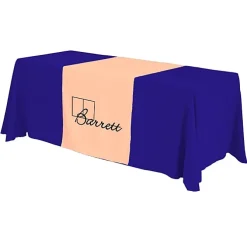 Serged 6-foot Closed-Back Table Throw and Runner Kit - 24 hr