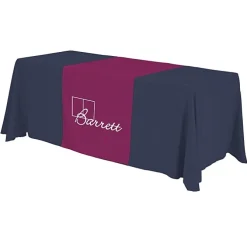 Serged 6-foot Closed-Back Table Throw and Runner Kit - 24 hr