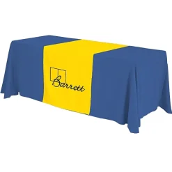 Serged 6-foot Closed-Back Table Throw and Runner Kit - 24 hr