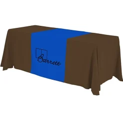 Serged 6-foot Closed-Back Table Throw and Runner Kit - 24 hr