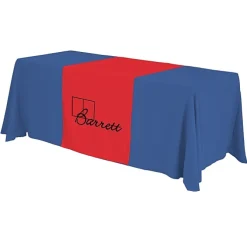 Serged 6-foot Closed-Back Table Throw and Runner Kit - 24 hr