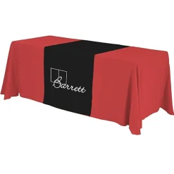 Serged 6-foot Closed-Back Table Throw and Runner Kit - 24 hr