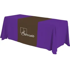 Serged 6-foot Closed-Back Table Throw and Runner Kit - 24 hr