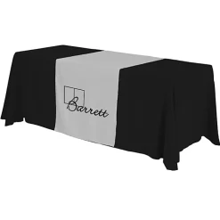 Serged 6-foot Closed-Back Table Throw and Runner Kit - 24 hr