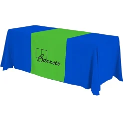 Serged 6-foot Closed-Back Table Throw and Runner Kit - 24 hr