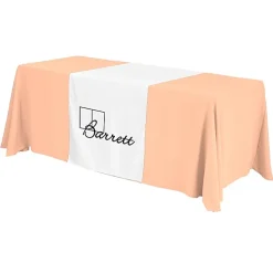 Serged 6-foot Closed-Back Table Throw and Runner Kit - 24 hr