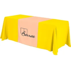 Serged 6-foot Closed-Back Table Throw and Runner Kit - 24 hr