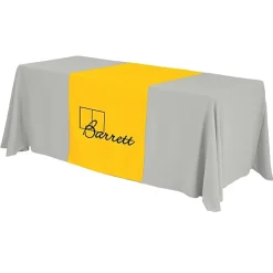 Serged 6-foot Closed-Back Table Throw and Runner Kit - 24 hr