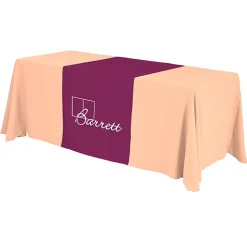 Serged 6-foot Closed-Back Table Throw and Runner Kit - 24 hr